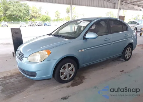 2007 Hyundai Accent Gls z USA, uszkodzony, nr VIN KMHCN46C77U148748